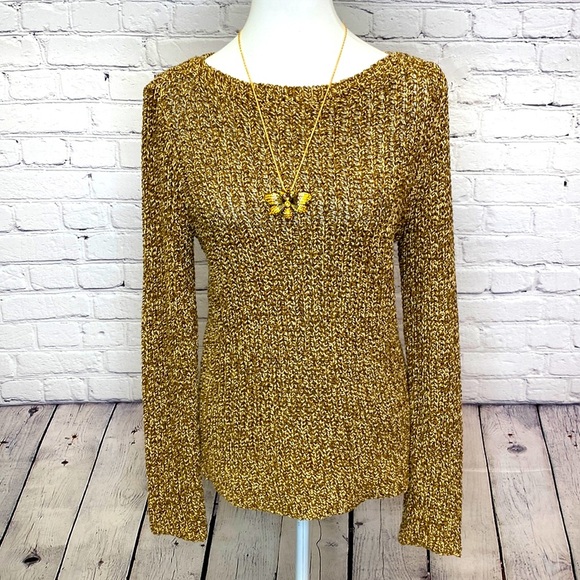 Ralph Lauren Marled Open Weave Sweater - Picture 6 of 7